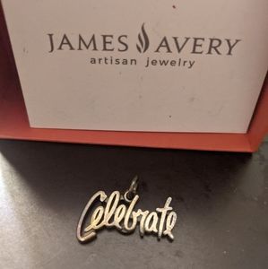 James Avery *Celebrate* 925 Silver Charm